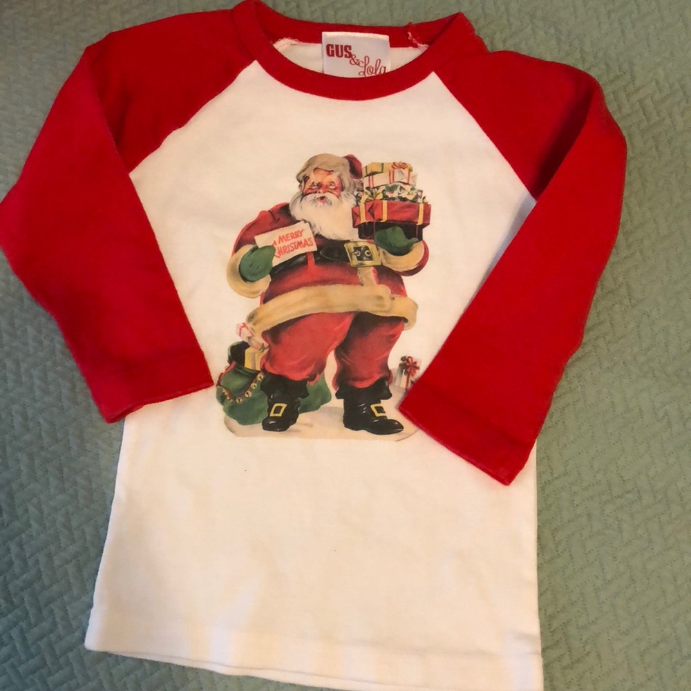 Santa baseball t